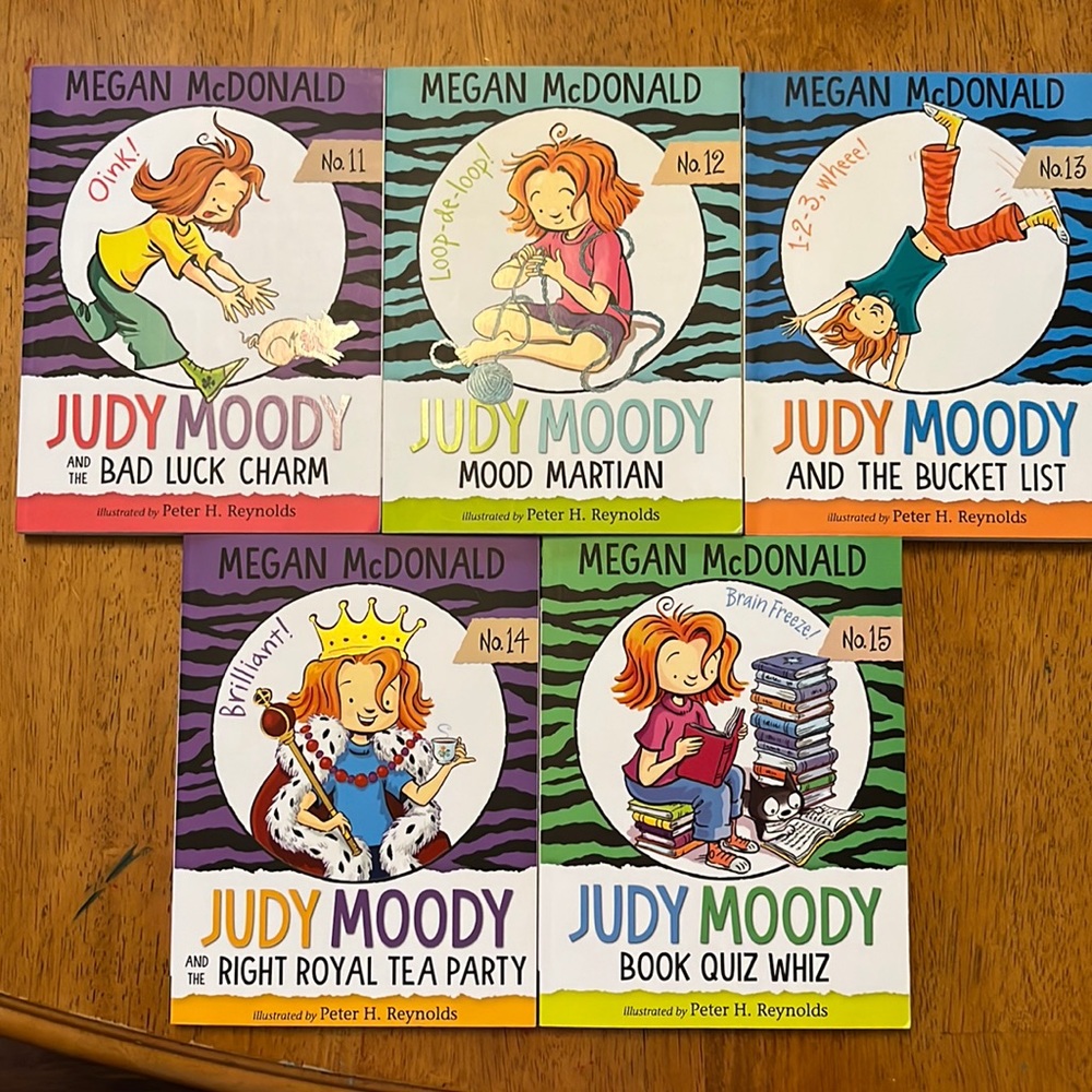 Judy Moody Series Books 11-15 by Megan McDonald